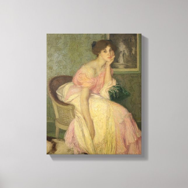 Toile Portrait d'une jeune fille, 1906 (Recto)