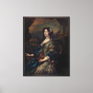 Toile Portrait d'une noble dame par Pierre Mignard