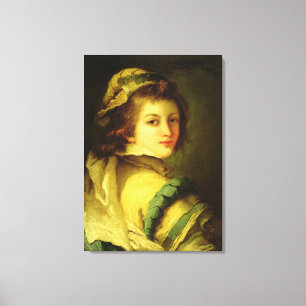 Toile Portrait d'une page, 1762-70 (huile sur toile)