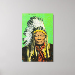 Toile Portrait en chef de Washakie