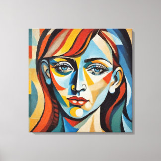 Toile Portrait, facettes chromatiques