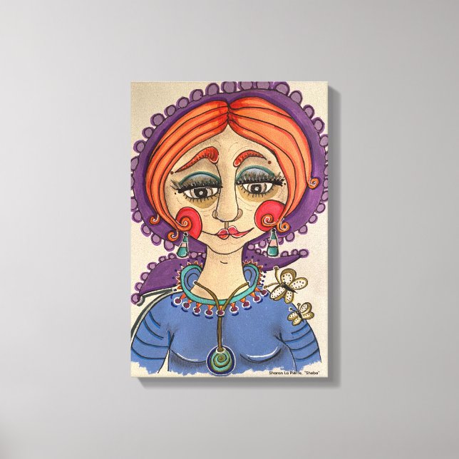 Toile Portrait fantaisiste (Recto)
