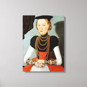 Toile Portrait féminin - Cranach le jeune - c1564