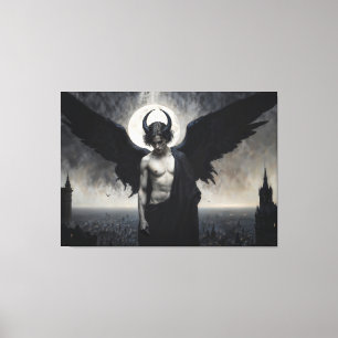 Toile Portrait gothique de Lord Lucifer