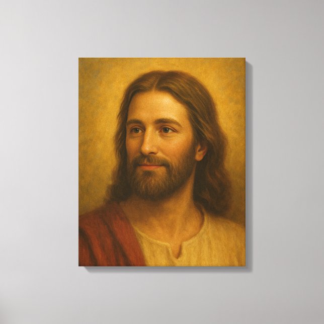 Toile Portrait Jésus Christ #2™ LDS Peinture murale (Recto)