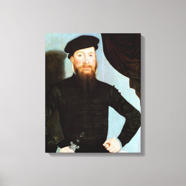 Toile Portrait masculin - Cranach le jeune - c1564 (Recto)