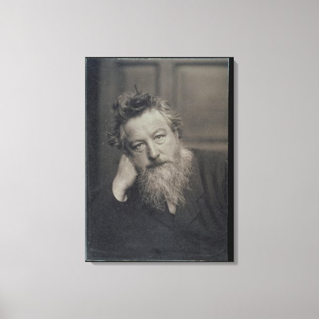 Toile Portrait photographique de William Morris (1834-96 (Recto)