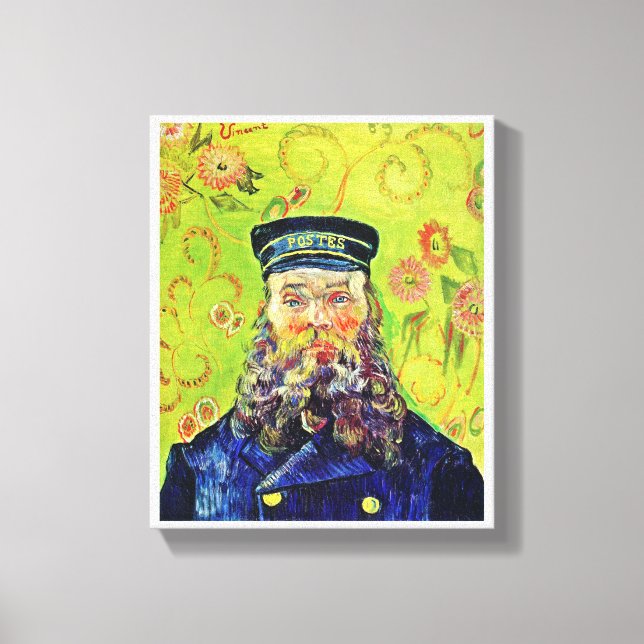 Toile Portrait Postman Joseph Roulin Vincent van Gogh (Recto)