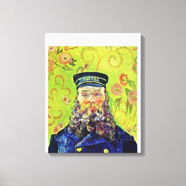 Toile Portrait Postman Joseph Roulin Vincent van Gogh (Recto)