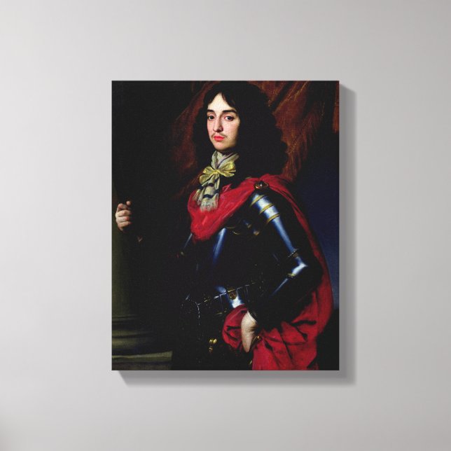 Toile Portrait Prince Edward de Palatinat en armure (Recto)