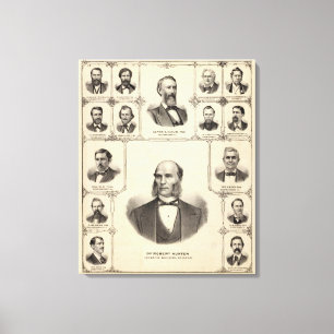 Toile Portraits de chasseur de Robert, nuage d'Aaron G