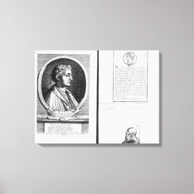 Toile Portraits de Horace Scipio Aemilianus (Recto)