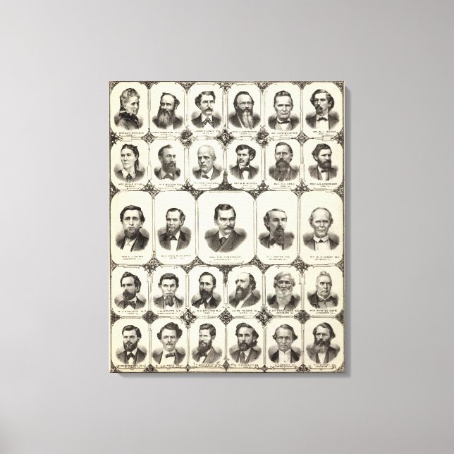 Toile Portraits de Mme DLR Wardner (Recto)