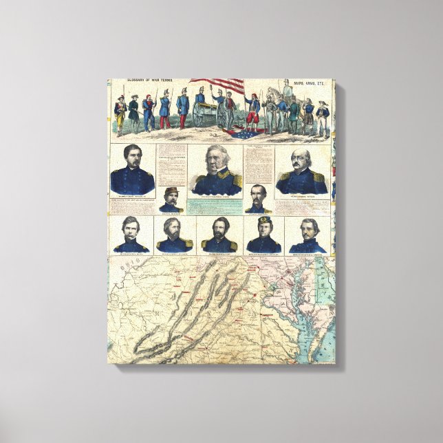 Toile Portraits militaires (Recto)