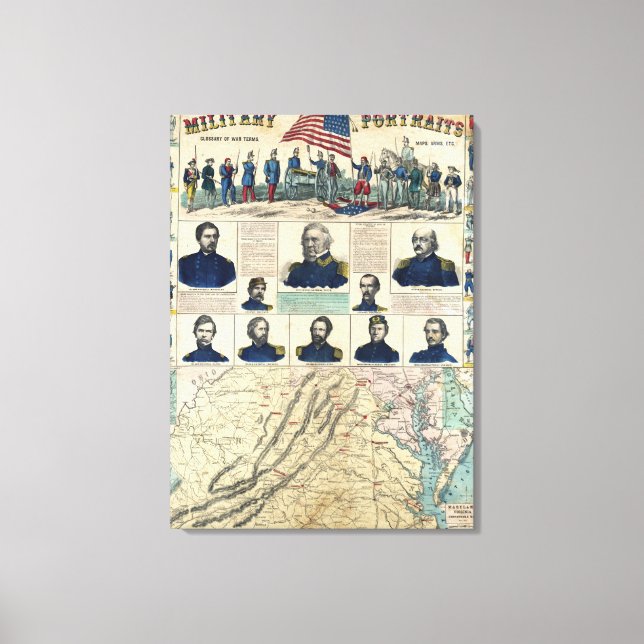 Toile Portraits militaires (Recto)