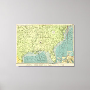 Toile Ports atlantiques américains du sud