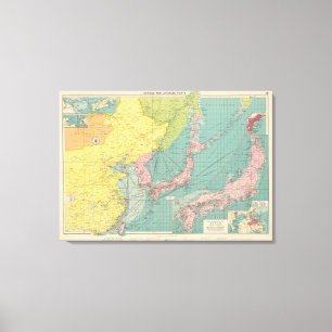 Toile Ports chinois et japonais