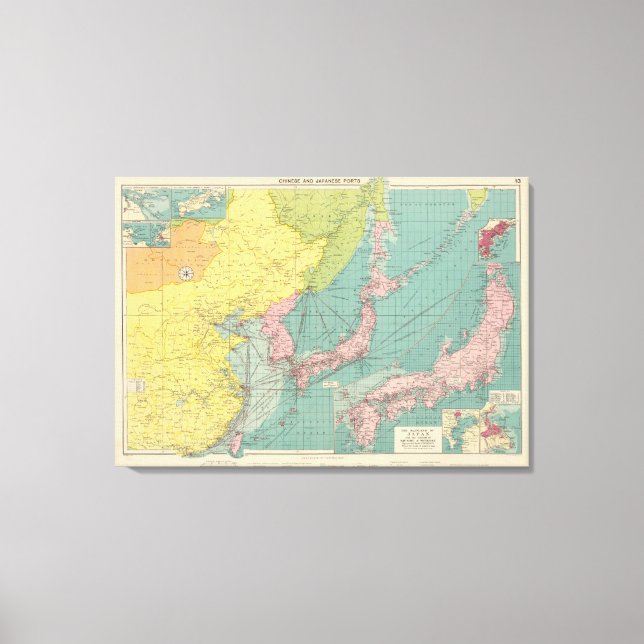 Toile Ports chinois, japonais (Recto)