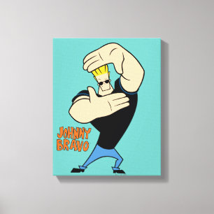 Toile Pose de trame photo Johnny Bravo