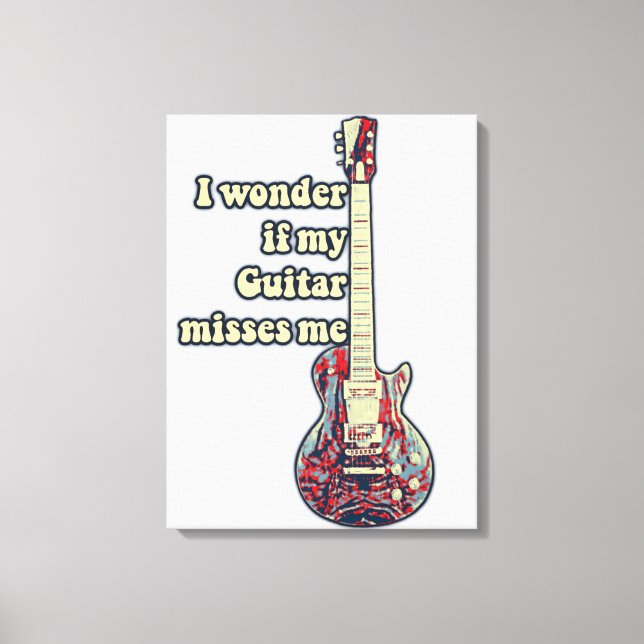 Toile positive guitar sayings for guitarists (Recto)