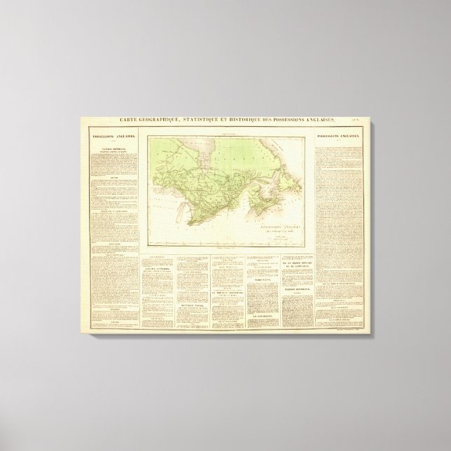 Toile possessions anglaises (Recto)