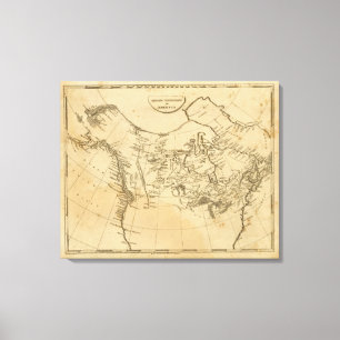 Toile Possessions britanniques en Amérique