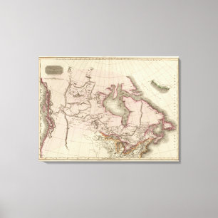 Toile Possessions britanniques en Amérique du Nord