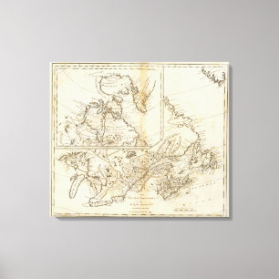 Toile Possessions britanniques en Amérique du Nord 2