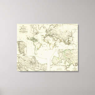 Toile Possessions des Espagnols