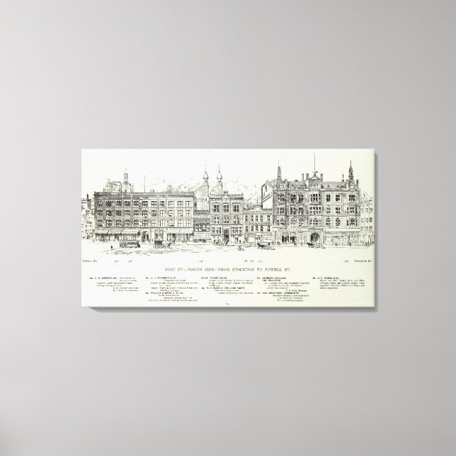 Toile Post North side Stockton et Powell (Recto)