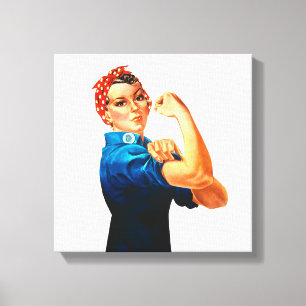 Toile Poster 2ÈME GUERRE MONDIALE Rosie The Riveter