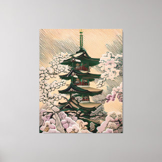 Toile Póster Cuadro Hokan Ji Japón