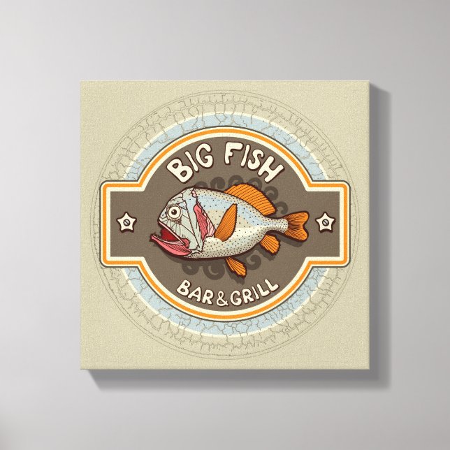 Toile Poster de Big Fish Bar And Grill (Recto)