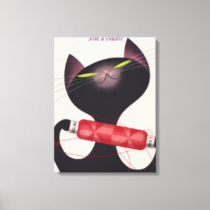 Toile Poster de chat Zwicky par Donald Brun