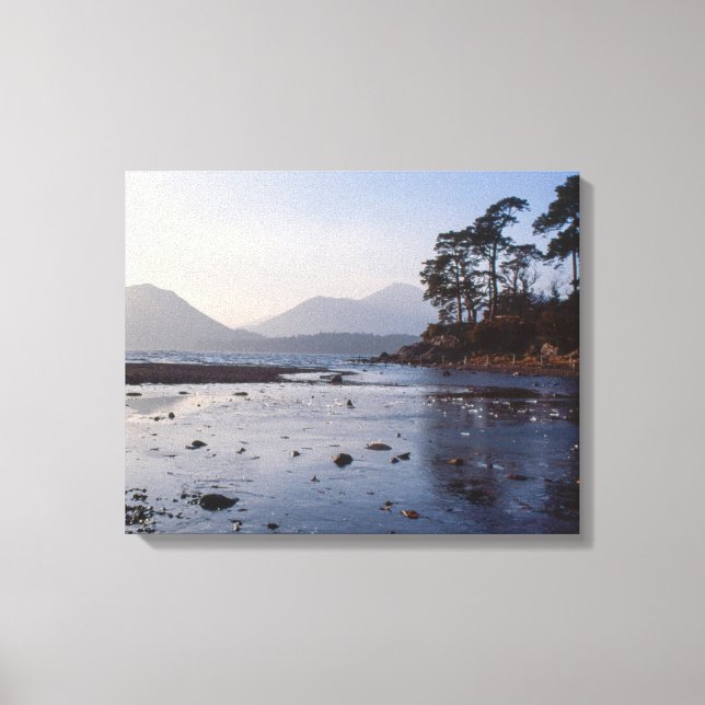 Toile Poster de la carte de Friar's Crag Dergone Water E (Recto)