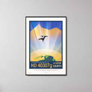 Toile Poster de la NASA Future Travel Sci Fi - Super Ear