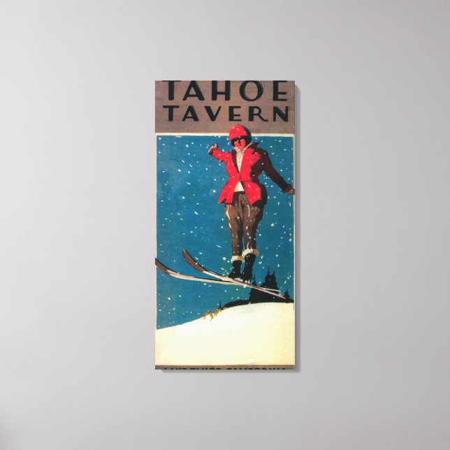 Toile Poster de la taverne Tahoe (Recto)