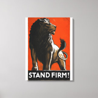 Toile Poster de l'artiste Tom_Propaganda Stand Firm (Lio