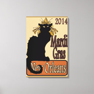 Toile Poster de Mardi Gras 2014