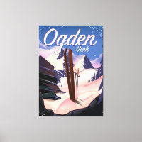 Poster de ogden, Utah Ski
