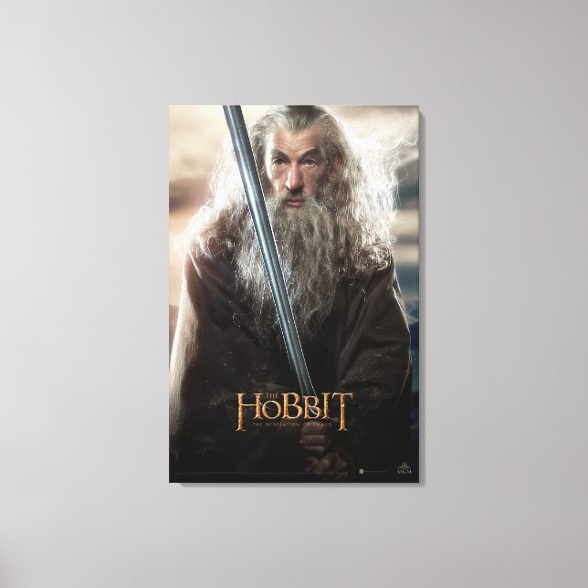 Toile Poster de personnage Gandalf 2 (Recto)