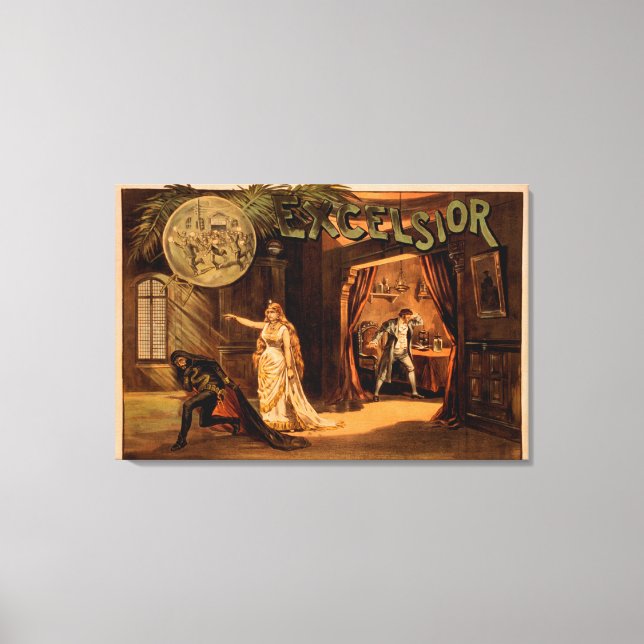 Toile Poster de théâtre Excelsior #1 (Recto)