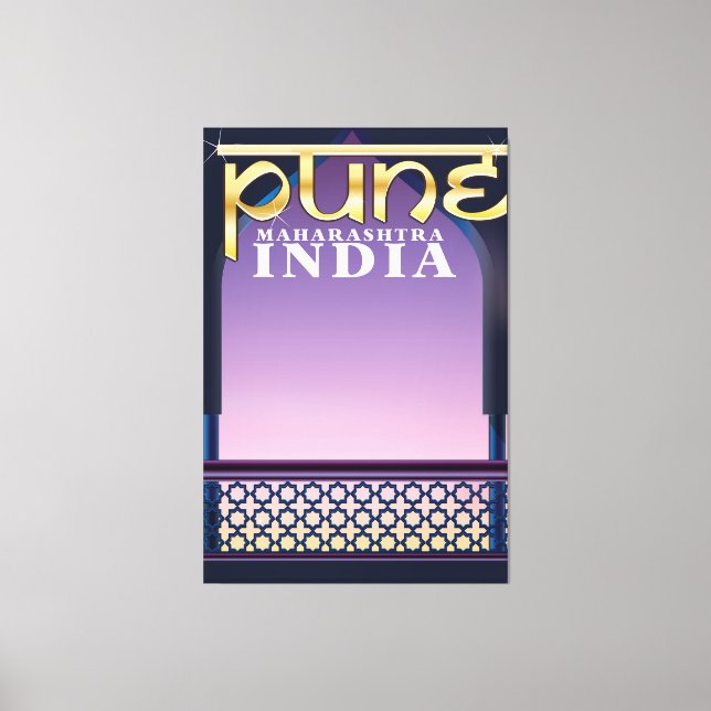 Toile Poster de vacances Pune, Maharashtra Inde (Recto)