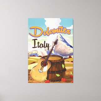 Toile poster de voyage Dolomites Italie