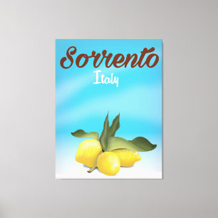 Toile poster de voyage en Italie Sorrento
