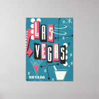 poster de voyage vintage Las Vegas nevada
