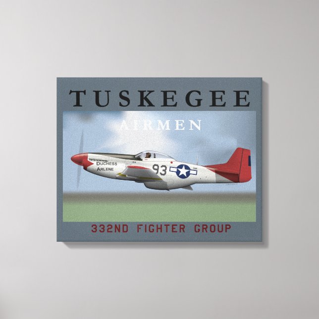 Toile Poster des aviateurs de Tuskegee (Recto)