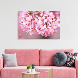 Toile Poster du Bouquet de printemps Japonais en fleurs 