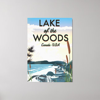 Toile Poster du Lake of the Woods Travel.