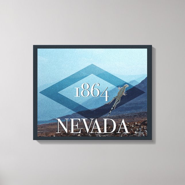 Toile Poster du paysage du Nevada (Recto)